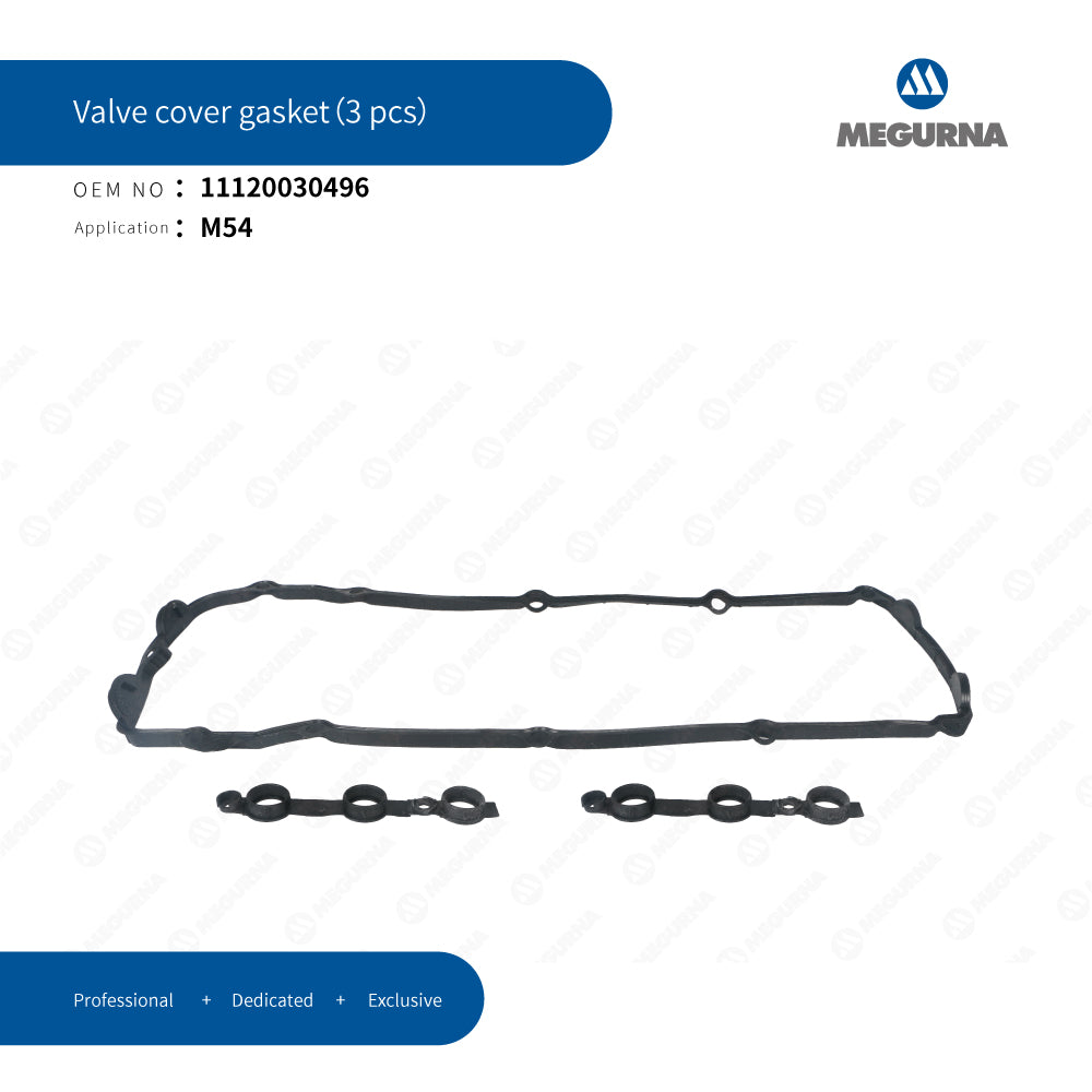 BMW 11 12 0 030 496 Valve Cover Gasket for BMW - M54 B22 (226S1)/ BMW - M54 B25 (256S5)