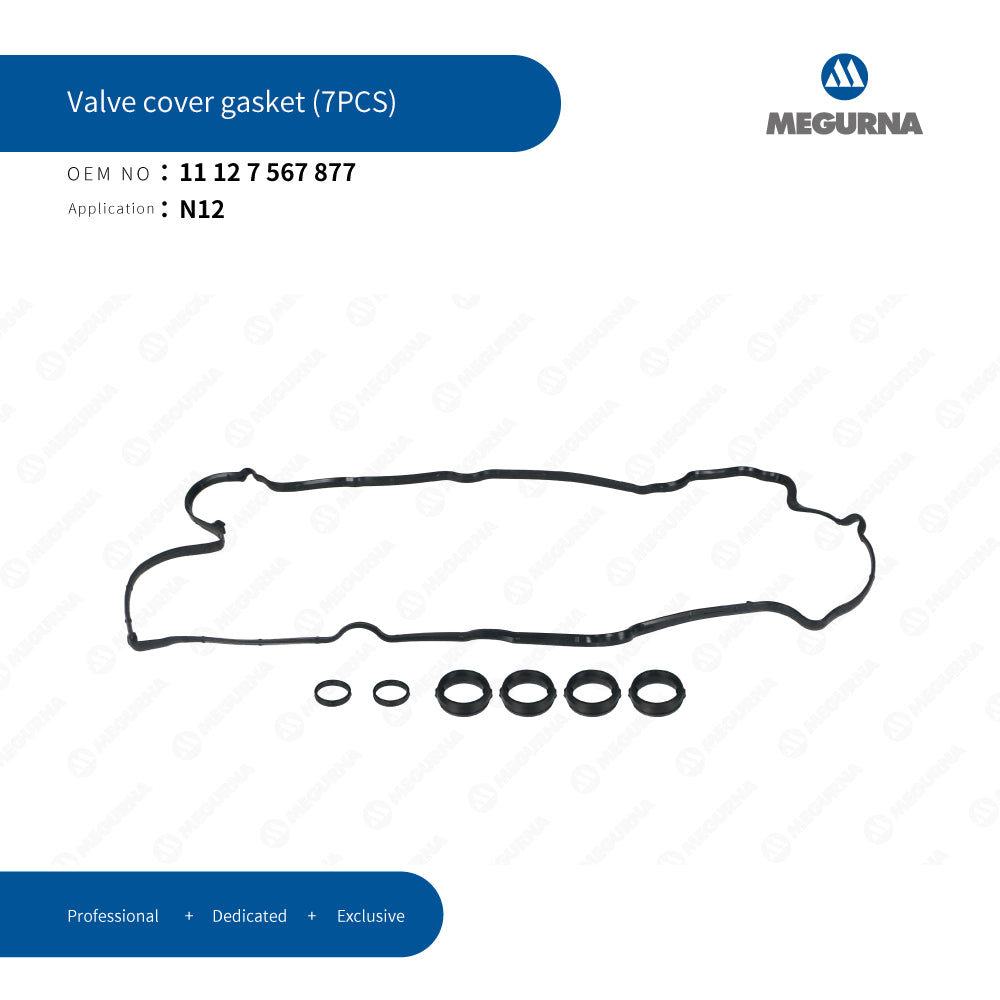 BMW 11 12 7 567 877 Valve Cover Gasket for MINI - N12 B14 A/ N12 B16 A