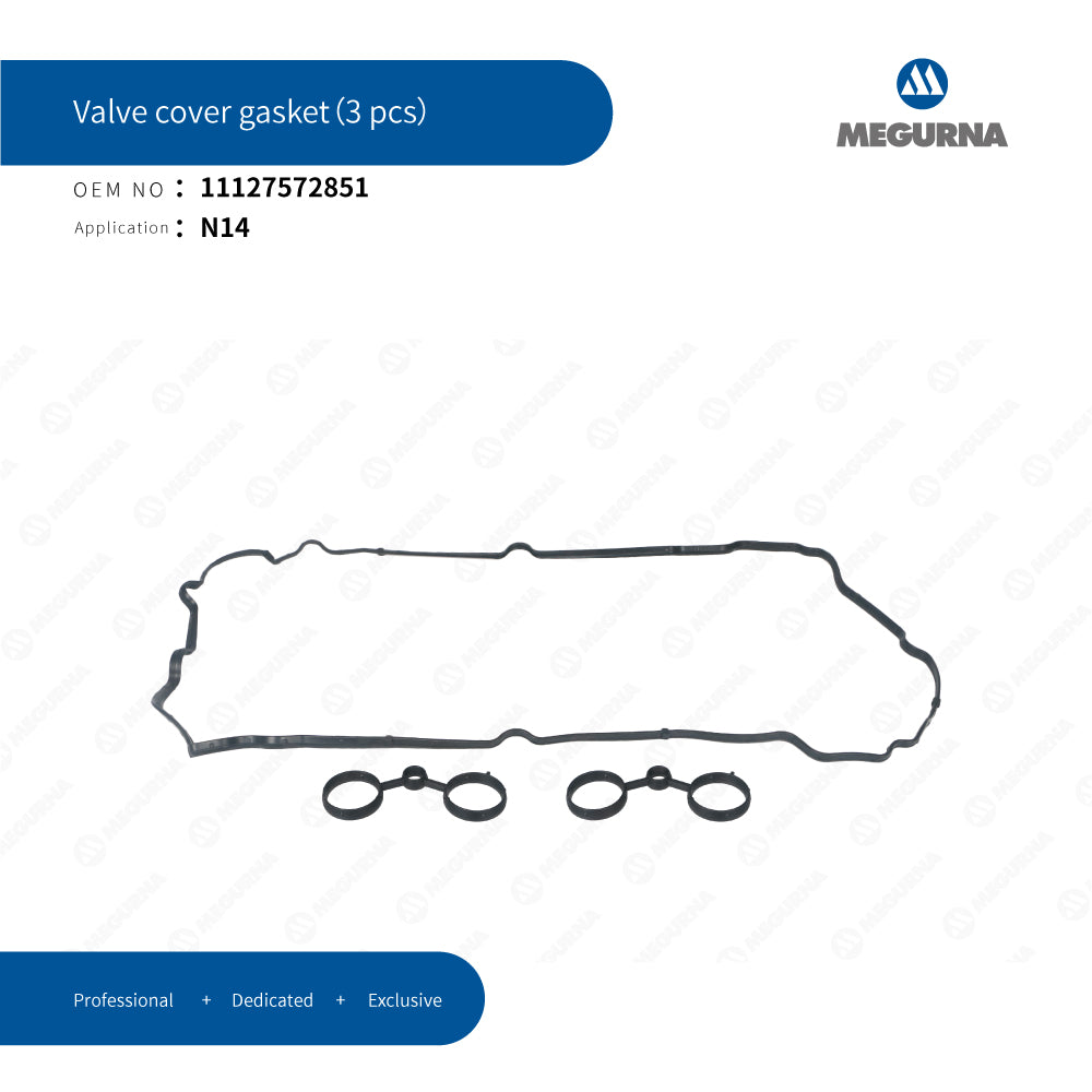 BMW 11 12 7 572 851 Valve Cover Gasket for CITROËN - 5F4 (EP6DT)/CITROËN - 5FA (EP6CDT)