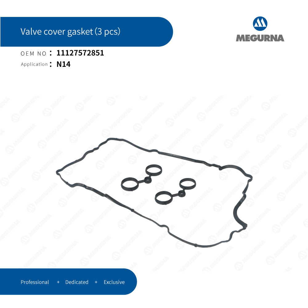 BMW 11 12 7 572 851 Valve Cover Gasket for CITROËN - 5F4 (EP6DT)/CITROËN - 5FA (EP6CDT)