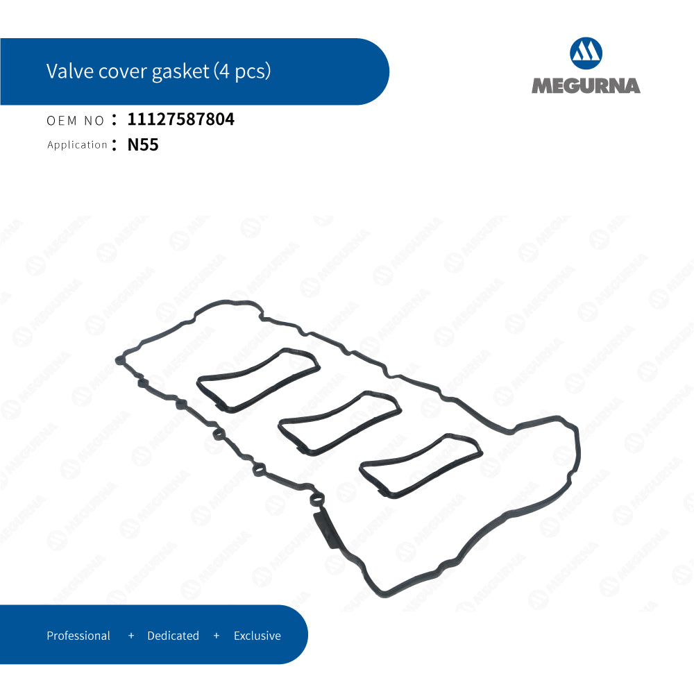 BMW 11 12 7 587 804 Valve Cover Gasket for BMW - N55 B30 A/BMW - N55 B30 B