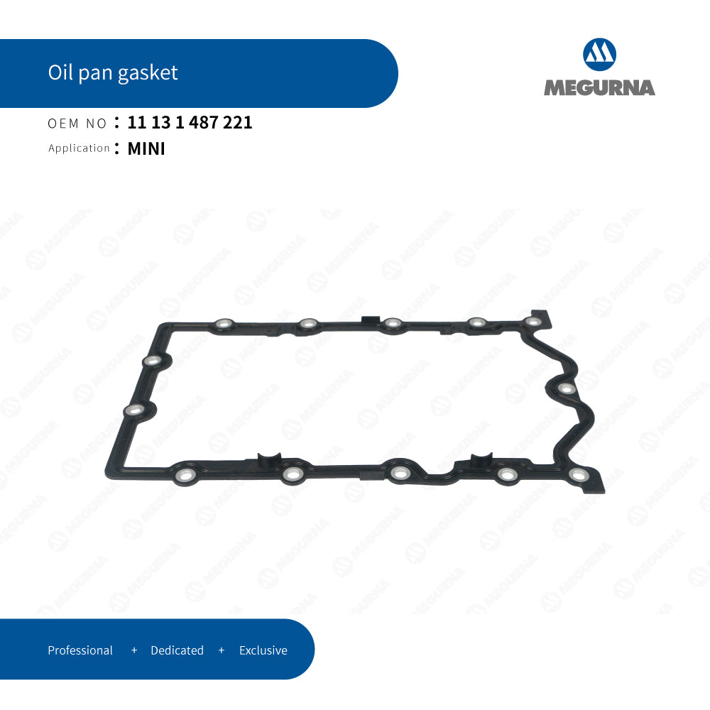 BMW 11 13 1 487 221 Oil Pan Gasket for MINI - W10 B14 A / W10 B16 A