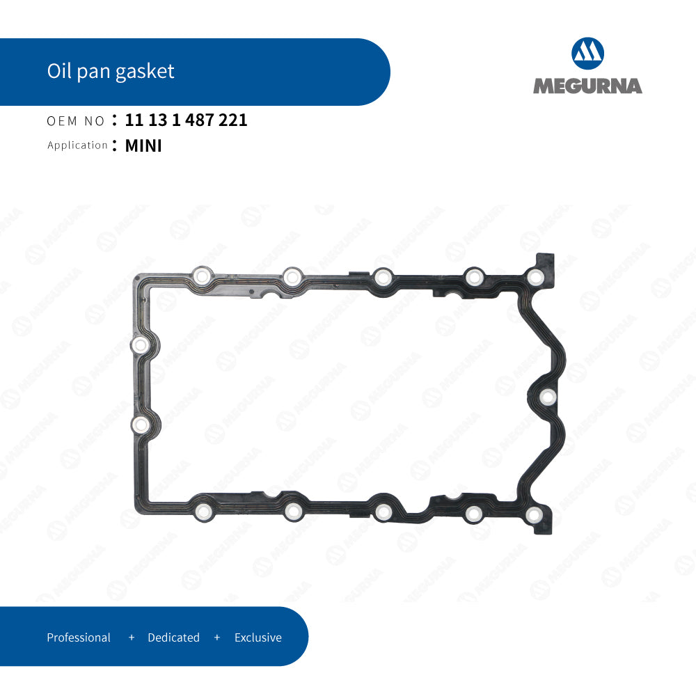 BMW 11 13 1 487 221 Oil Pan Gasket for MINI - W10 B14 A / W10 B16 A