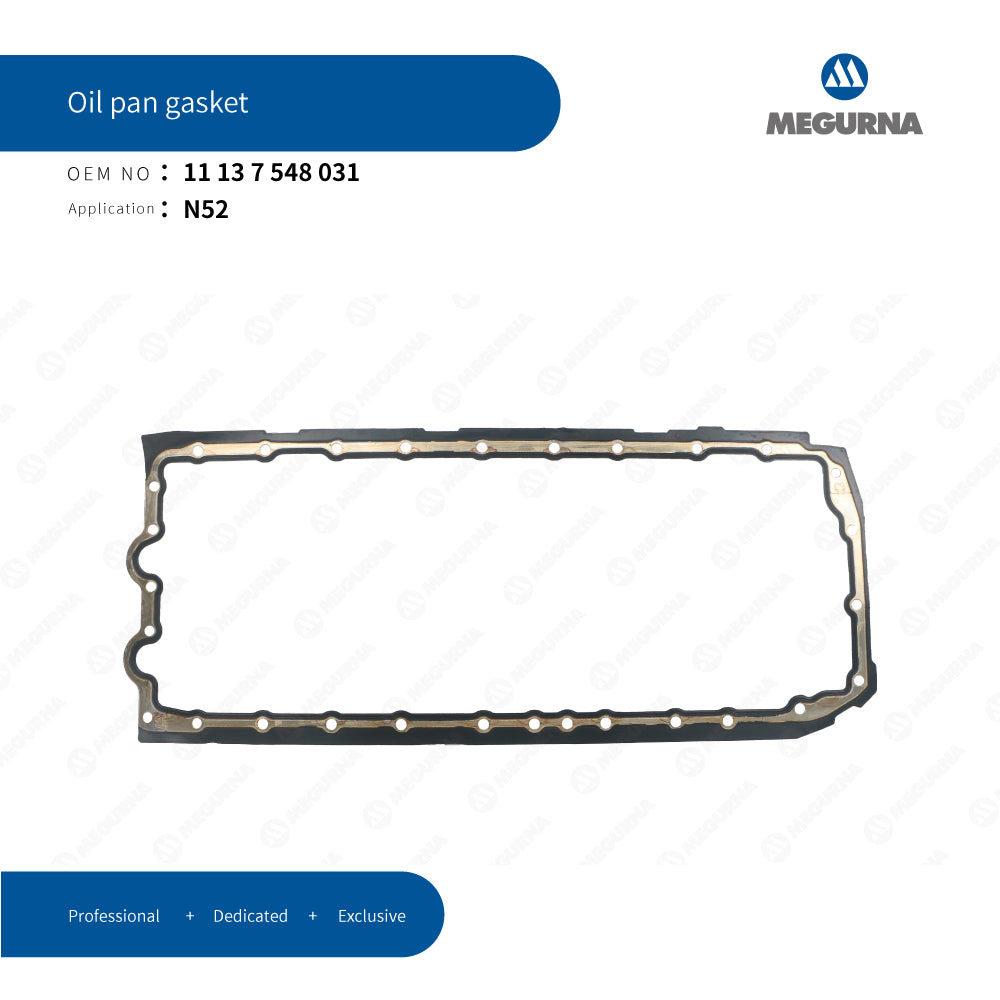 BMW 11 13 7 548 031 Oil Pan Gasket for BMW - N51 B30 A/BMW - N52 B25