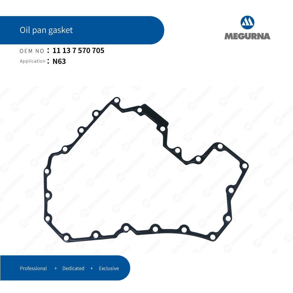 BMW 11 13 7 570 705 Oil Pan Gasket for BMW - N63 B40 A/BMW - N63 B40 A