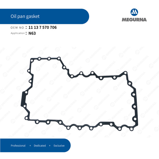 BMW 11 13 7 570 706 Oil Pan Gasket for BMW - N63 B40 A /N63 B44 A