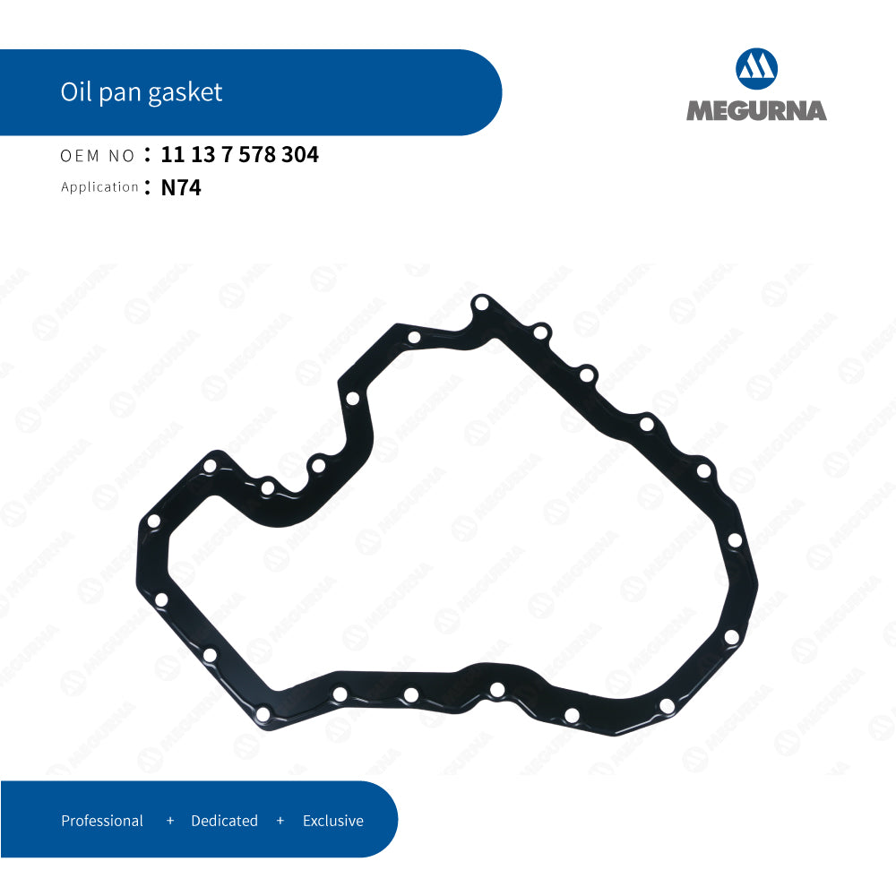 BMW 11 13 7 578 304 Oil Pan Gasket for BMW - N74 B60 A