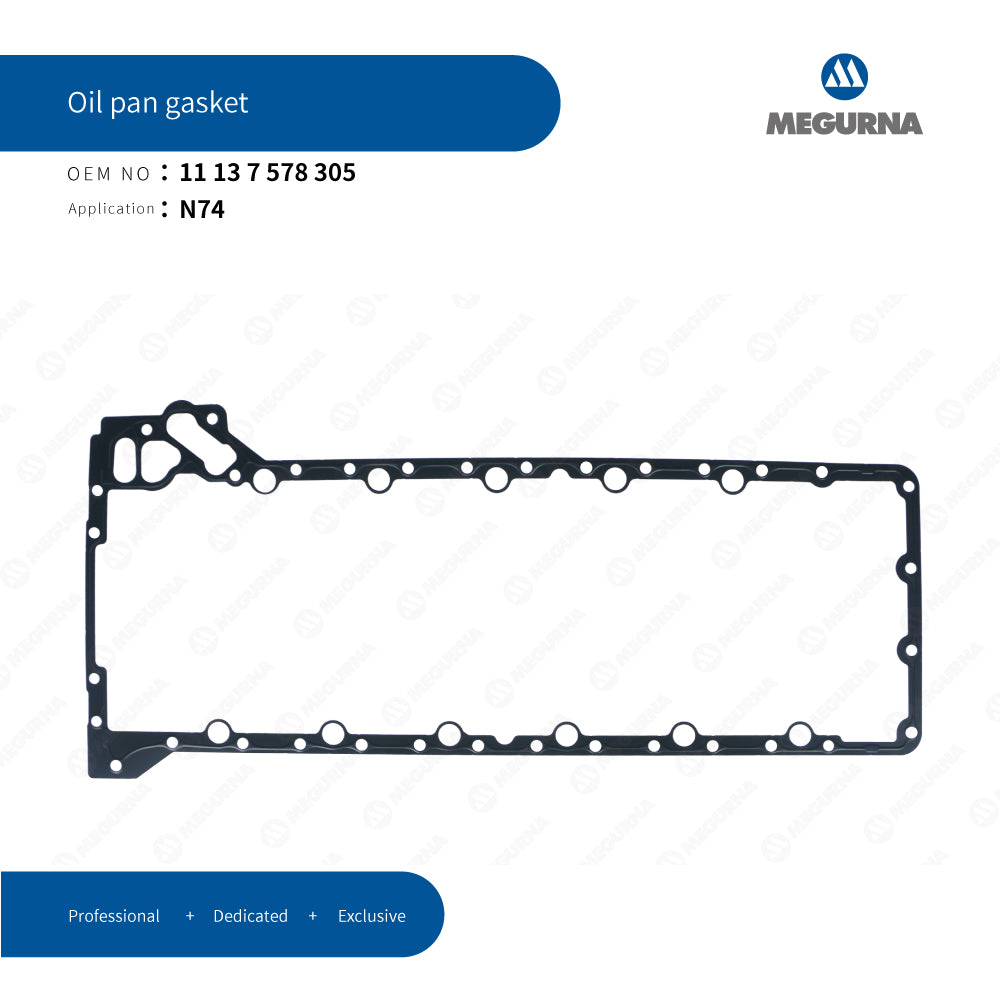 BMW 11 13 7 578 305 Oil Pan Gasket for BMW - N74 B60 A