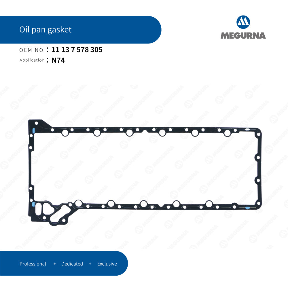 BMW 11 13 7 578 305 Oil Pan Gasket for BMW - N74 B60 A