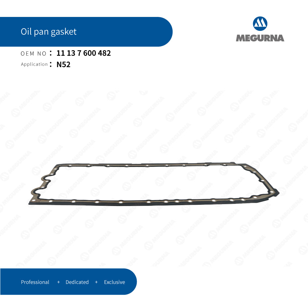 BMW 11 13 7 600 482 Oil Pan Gasket for BMW - N52 B25/ BMW - N52 B25 AF